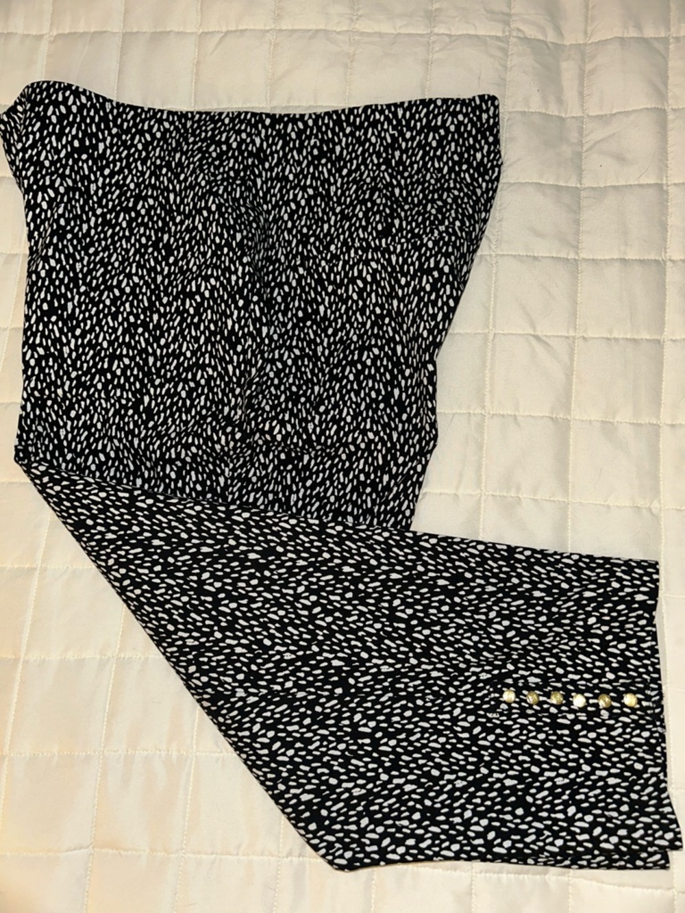 Liz Claiborne Patterned Stretch Crop Pants